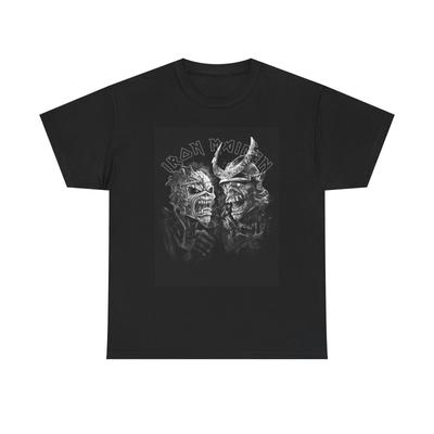Iron Maiden T-Shirt Vintage Metal Merch Rock Retro Unisex Schweres Baumwoll-T-Shirt