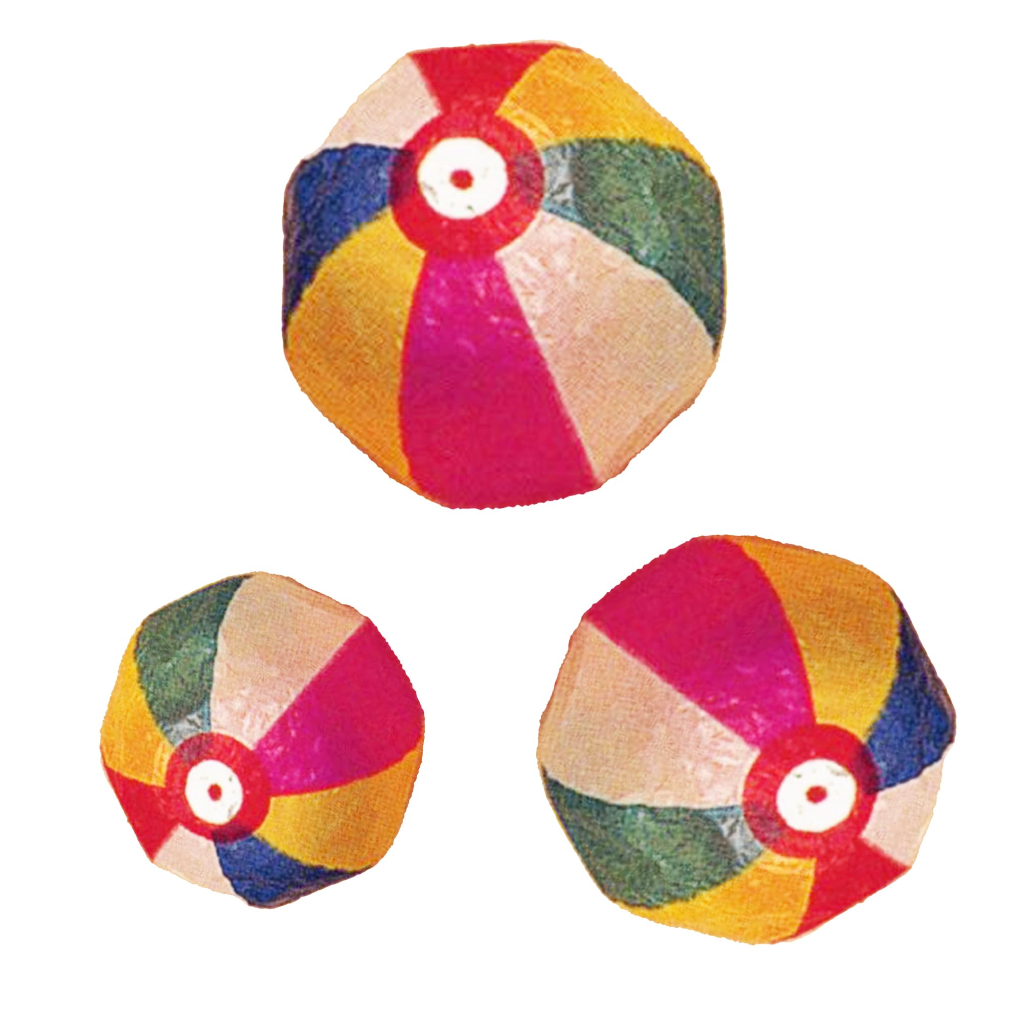 

Set of 15 Paper Balloons sizes x 5 Perfect for Bean Nostalgic and Nursing Homes (3 balloons) - Bags, Toys, Hospitals, Festivals, Events, Children s