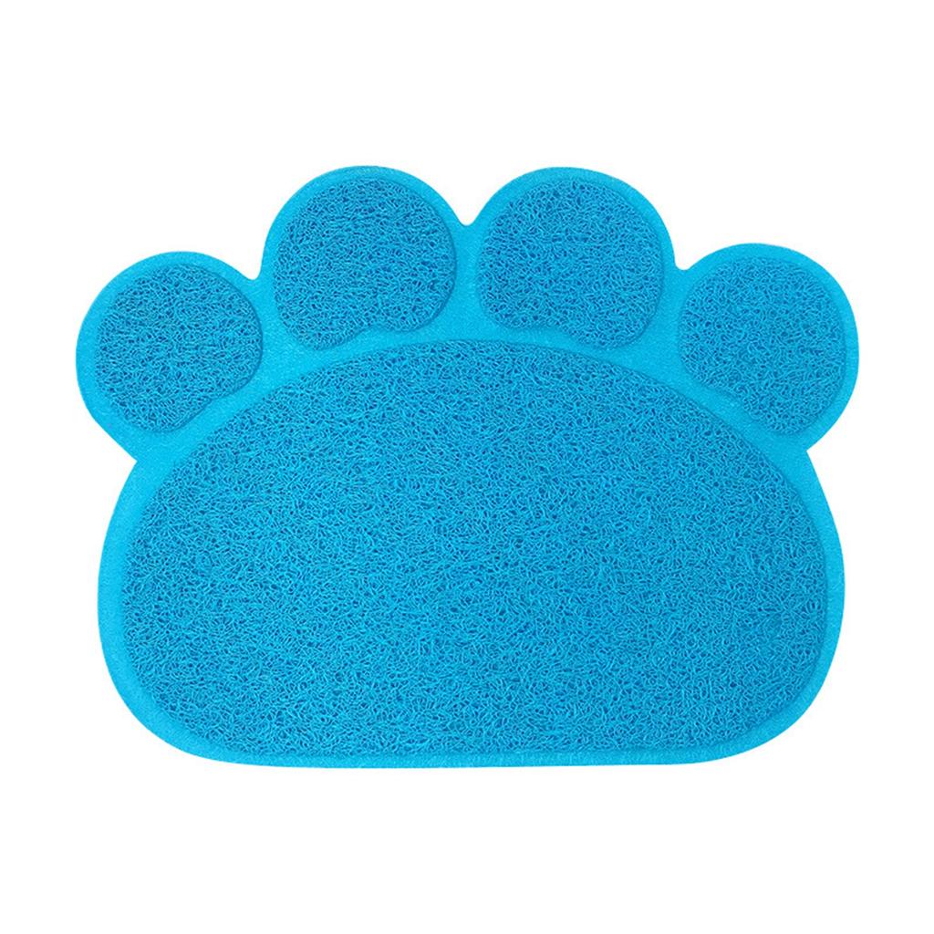 Cute Shape Pet Feeding & Litter Mat - Non- PVC Mat For Cats And Dogs