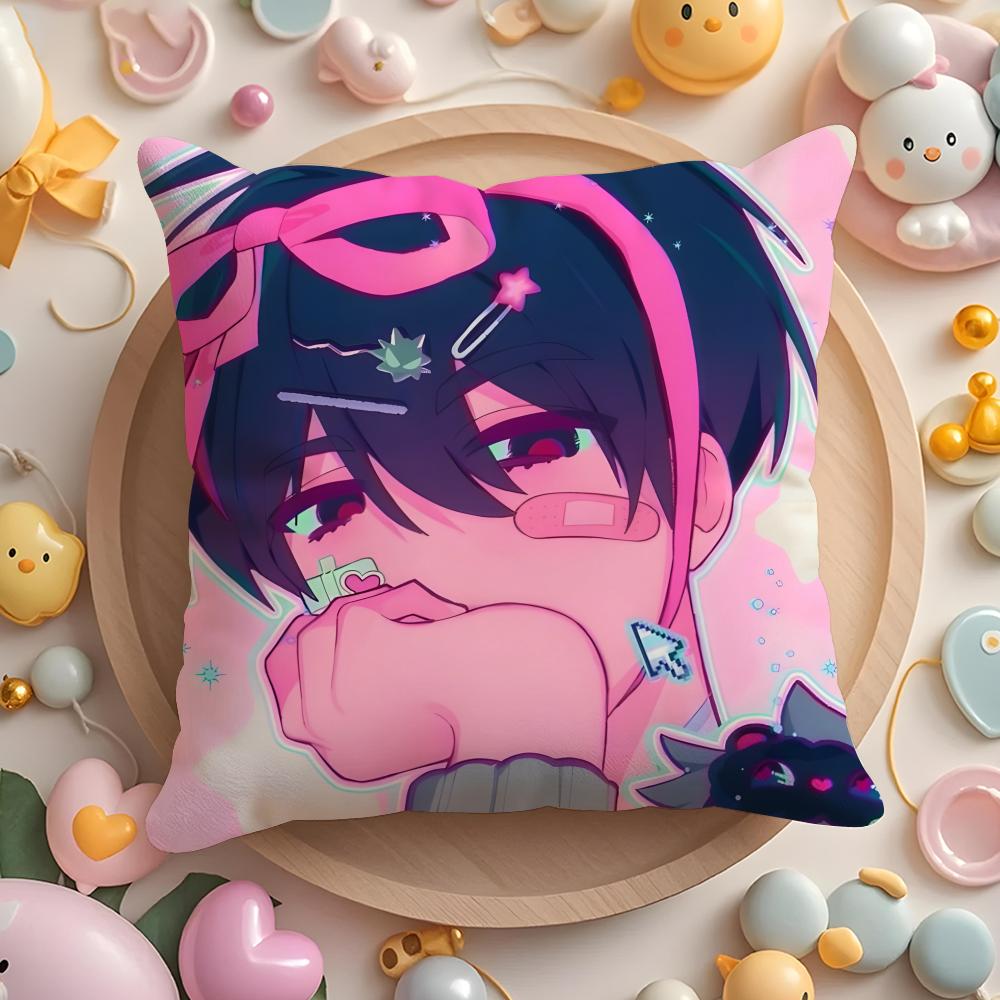 Alien Anime S-Stage Cushion Cover Home & Car Multi-Scene Pillow Cover - Reversible, Soft & Durable for Daily Use