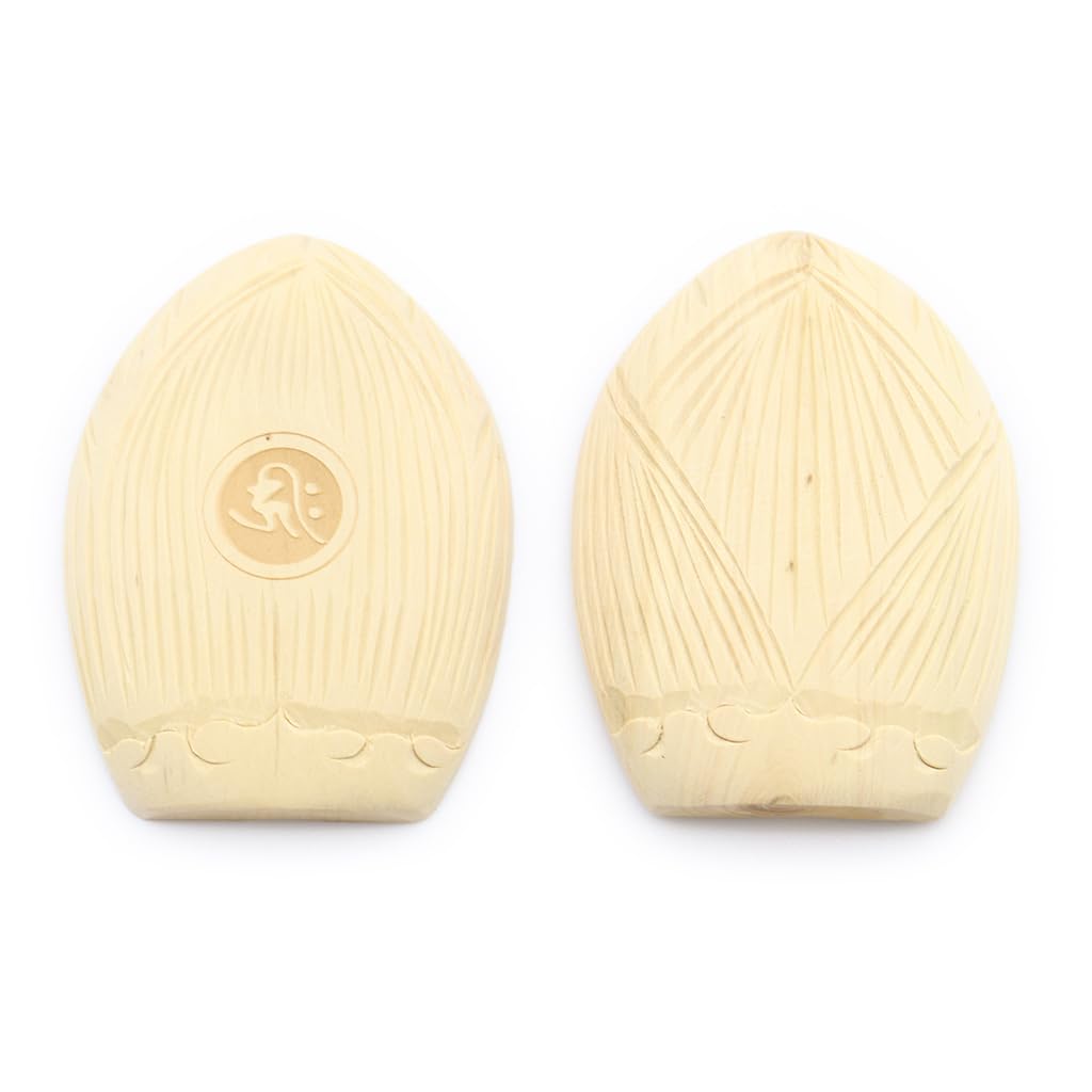 Special Buddhist Statue Amitabha Buddha Incense Holder Buddha Guardian Deity for the Year of the Dog and Year of the Pig Width Boxwood Carving 17560