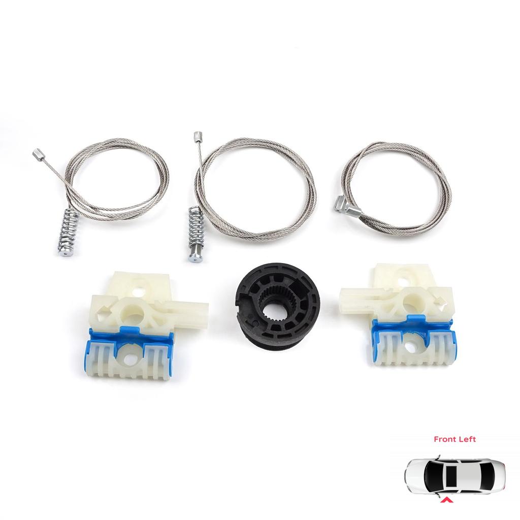 EWR5054 Window Regulator Repair Kit Front Left for VW Golf MK6 A6 5K 5K1 AJ5 Variant 2008-20014 5-Door 5K0837461