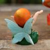 Resin Mushroom Fairy Statue Cartoon Miniature Figurine Sculptures Mushroom Doll Set  Gift