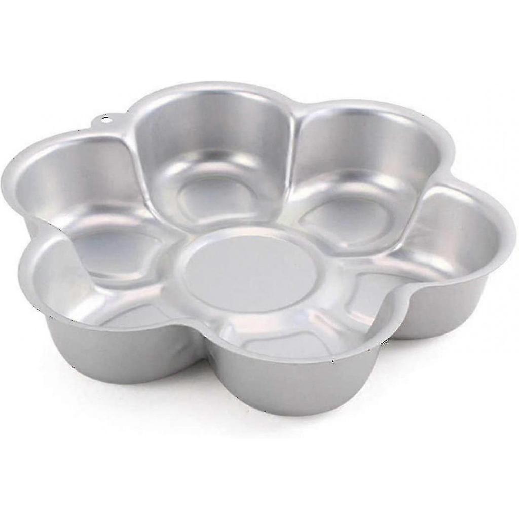 Moule à gâteau en aluminium forme fleur 3D, Moule de cuisson antiadhésif pour gâteaux d'anniversaire DIY, Résistant à la chaleur jusqu'à 550 °F