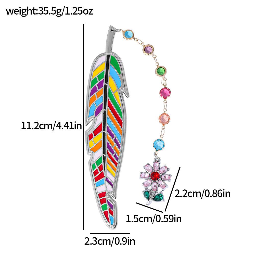 

Colorful Reading Metal Diamond Bookmark Paper Clip Page Holder For Reader Writers Lovers Students Stationery Gifts School Suppli срібний