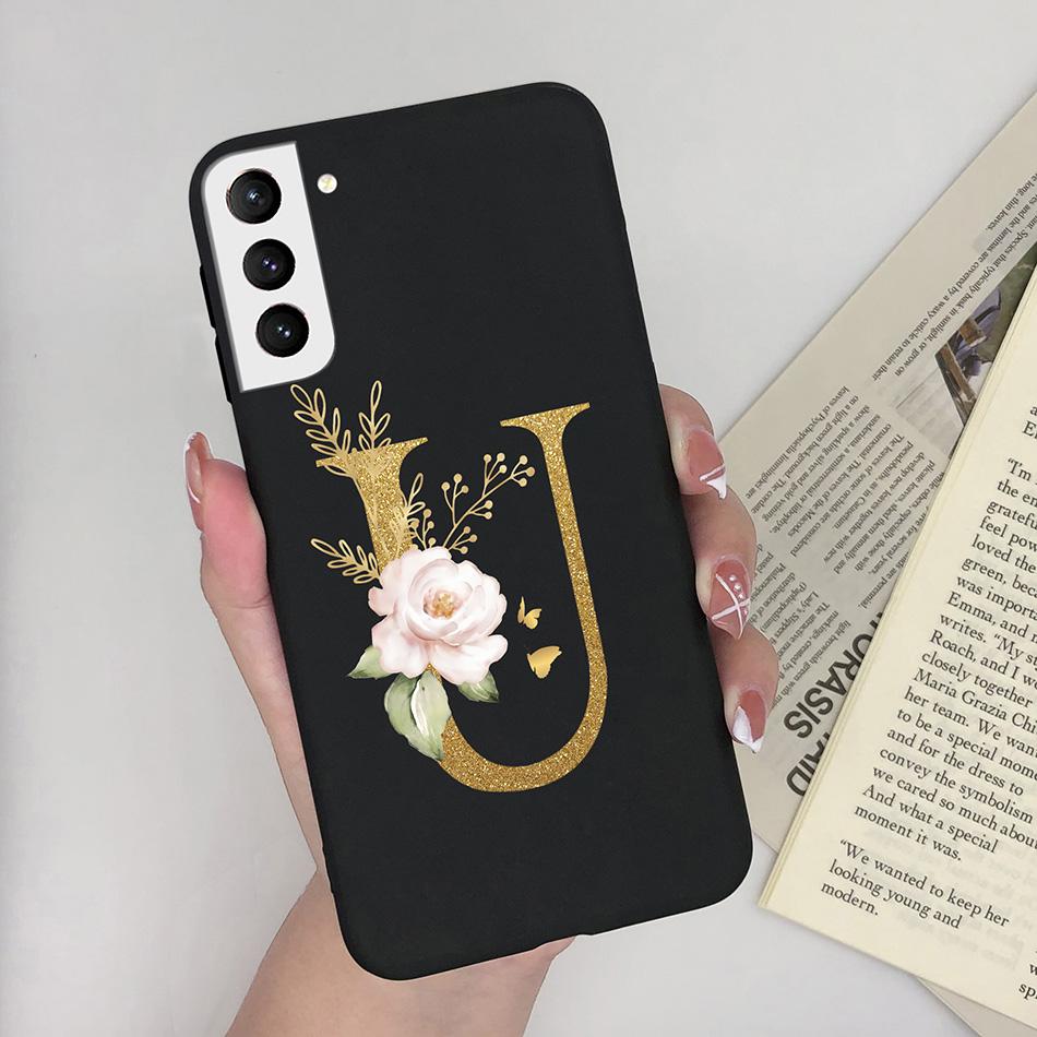 For Samsung S21 FE S21 Ultra Plus Case Slim Soft Cute Letters Cover For Samsung Galaxy S21 Plus 5G S21+ S 21 Ultra Phone Cases