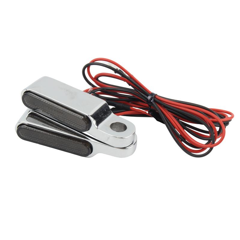 For Harley Sportster Bobber 6 LED Motorcycle Motobike Front Rear Mini Turn Signal Light Flowing Water Flashing Indicator Blinker