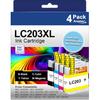 LC203XL Compatible Ink Cartridges Replacement for Brother LC203 LC201 XL LC 201 203 Works with MFC-J480DW MFC-J880DW MFC-J4420DW MFC-J680DW