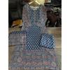 Heavy Cotton Women's Kurti Pant Dupatta Set Indian Designer Top Tunic Kurta Set