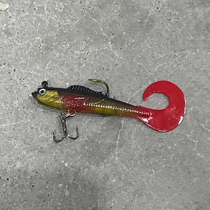 

Мягкие рыболовные приманки, искусственные тонущие приманки для свимбейта, джиг-головка, рыболовные снасти, товары для морского окуня зелёный