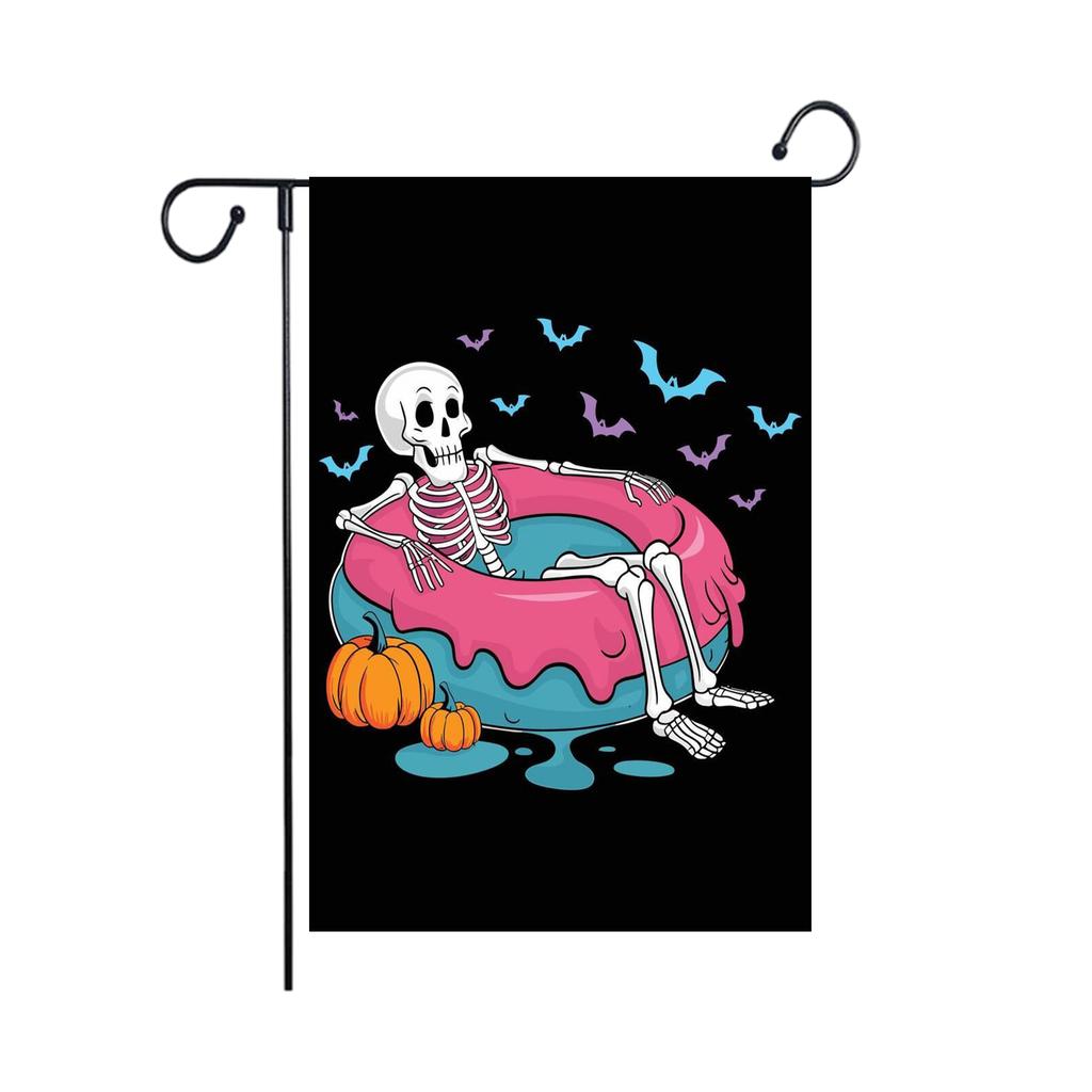 Garden Flag with Straight Line Design for Outdoor Decoration