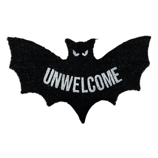 

Хэллоуинский дверной коврик Нежеланный Летучая мышь Дверной коврик Готический Череп Привидение Ковер для Входной двери Входное украшение Подарок на новоселье G