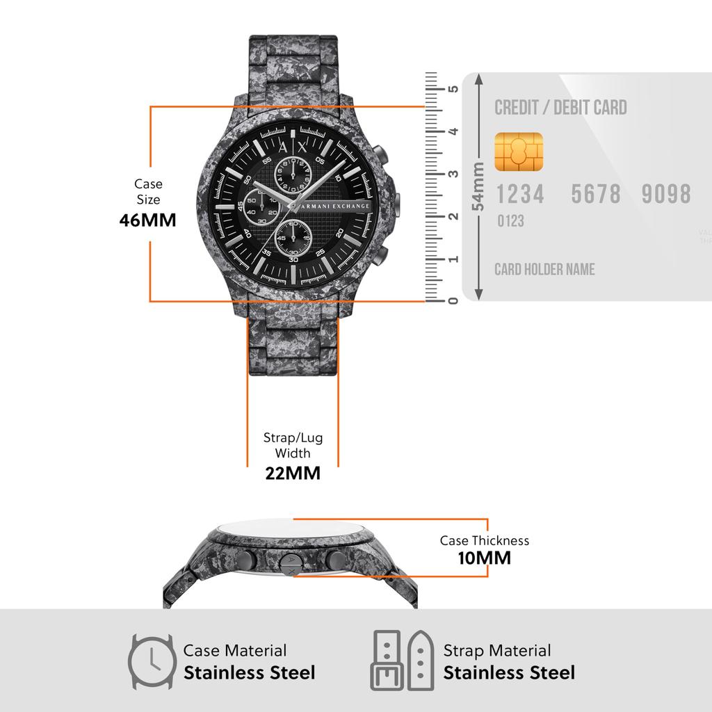 A|X Armani Exchange AX2462 Men's Watch, Gray
