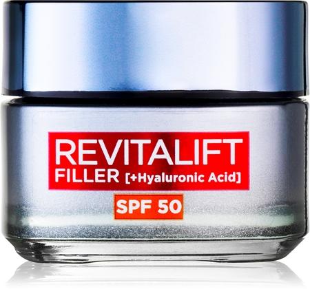 

L Oréal Paris Revitalift Filler Антивозрастной дневной крем Spf 50 TU прозрачный
