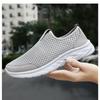 Męskie ażurowe buty oddychające i bezzapachowe, buty siateczkowe dla leniwych, buty na jedną stopę dla par