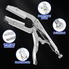 Pinch Off Locking Pliers 10 inch Carbon Steel Radiator Hose Clamp Locking Pliers Portable Heater Hoses Pliers 2-1/4inch Opening