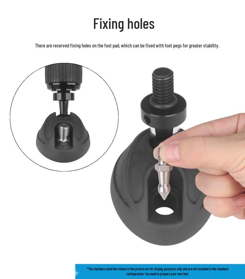 Beixin Universal Anti-slip Tripod Foot Pads for DSLR 3/8" Screw Monopod Base
