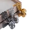 1 Stück 2 Stück 4 Stück 8 Stück Tailleneinzug Design Metallkette Magnetischer Verschluss Lange Hose Ärmel Kürzen Frei-Nähen Fixiert Legierung Brosche Riemen
