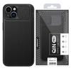 NILLKIN Qin Leather Pro Case Etui Iphone 14 Plus Osłona Na Aparat Kabura Pokrowiec Obudowa Z Klapką Czarny