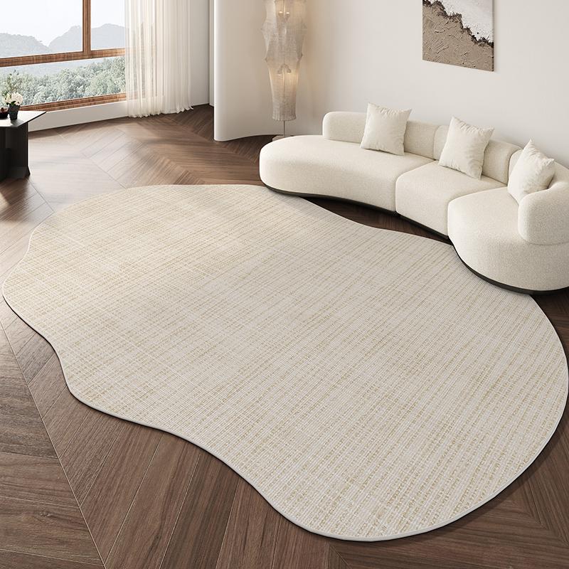 Wabi-sabi Style Living Room Decoration Carpet Home Washable Plush Shaped Rug Minimalist Rugs for Bedroom Fluffy Soft Bedside Mat