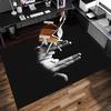 1pc Jul  rapper Print Area Rug - Soft, Washable Non-Slip Indoor Mat for Office Chairs, Living Room, Home Office Decorative Rug