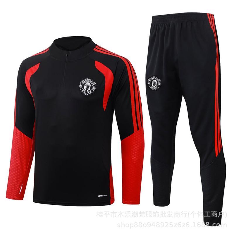 26/27 Season Spain Miami Marseille Training Top Long Sleeve Half Zip Tracksuit Kids Adult Football Jersey Fall Winter