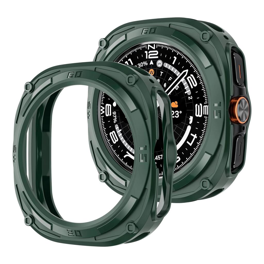 Ochraniacz ekranu do Samsung Galaxy Watch 7Ultra Etui 47mm Akcesoria Twarda Ramka TPU Ochronny Bumper Pokrowiec na Galaxy Watch Ultra