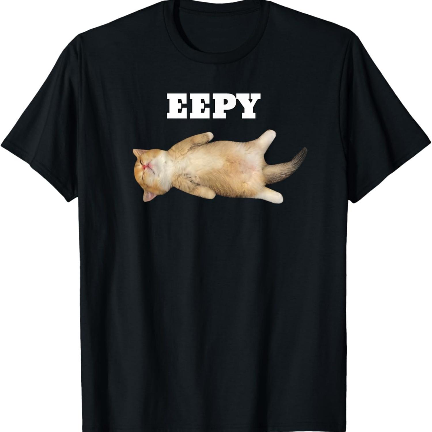 Eepy Cat, Sleepy Cat Meme T-Shirt S