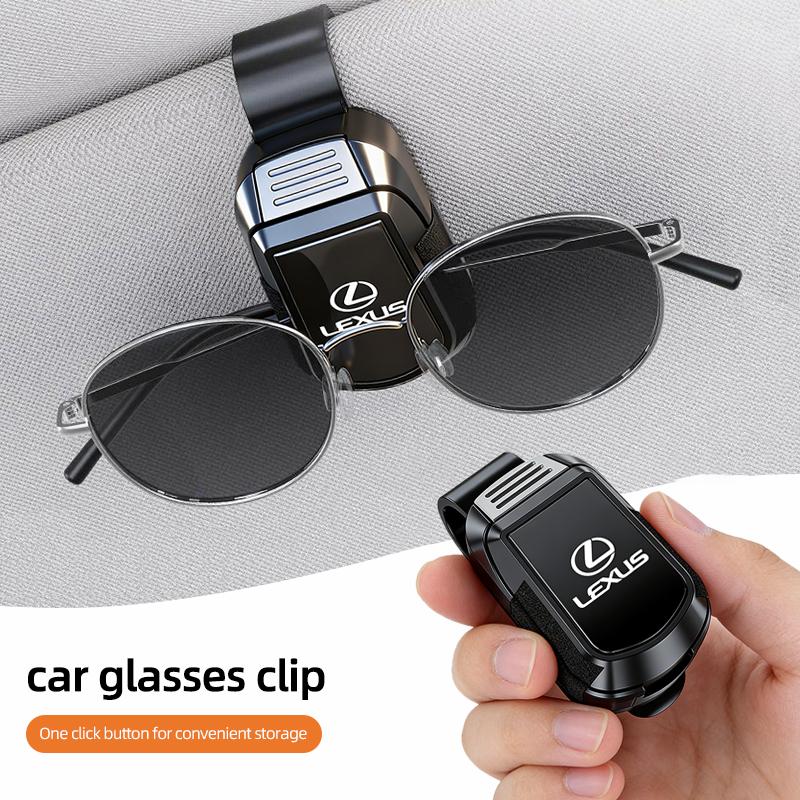Car Sun Visor Glasses Clip Sunglasses Storage Bracket For Lexus LS LC RZ GX RX330 IS250 Ct200h ES300h RX350 IS300h NX300h RX400h XN0