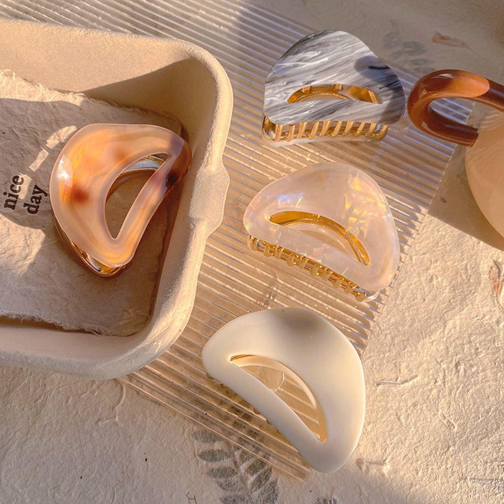 

Инструменты для укладки треугольных волос, аксессуары для волос «краб», зажим для хвоста, модные ацетатные волосы, коготь для женщин