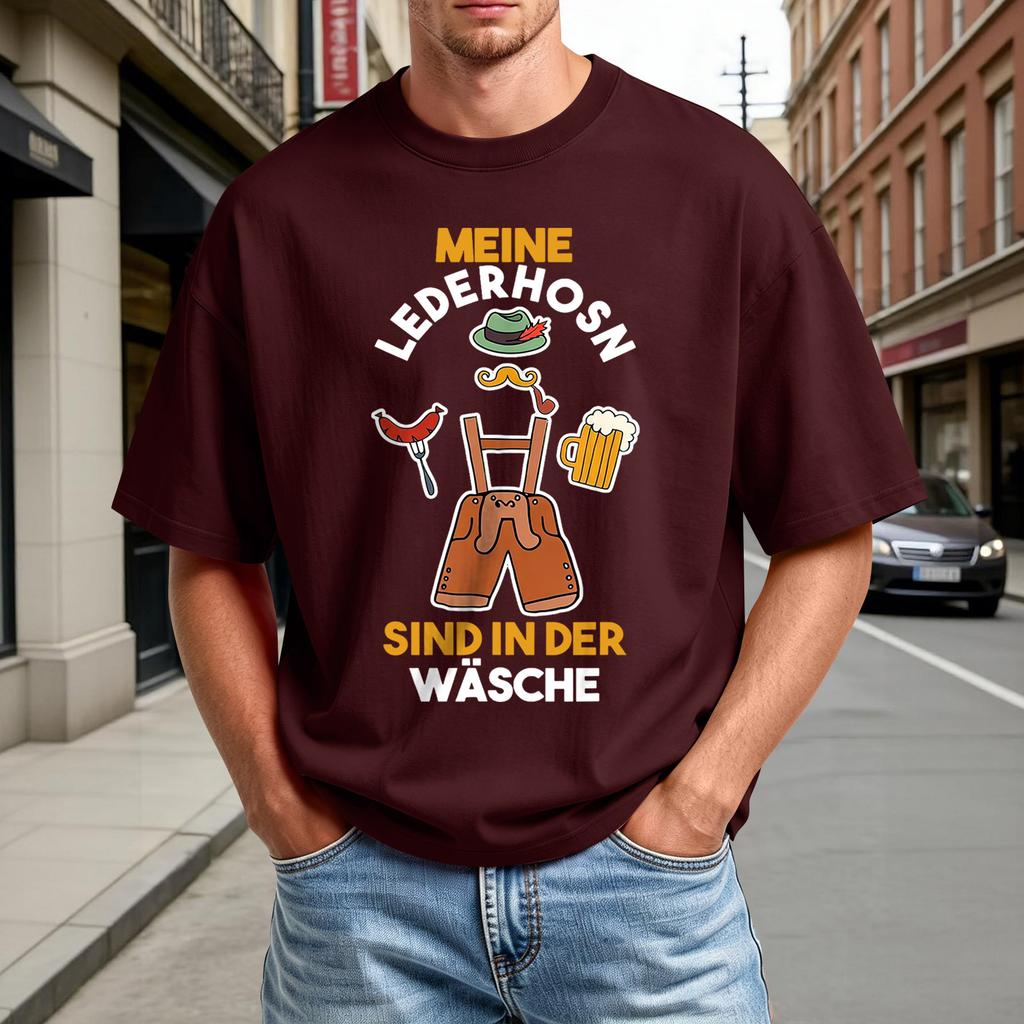 Men's Summer Crew Neck Short Sleeve T-Shirt Casual Comfortable Oktoberfest Print Shirt Lightweight Breathable Fabric
