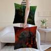 ARTISTS Illustration Kelly Freas Cushion Cover Anti-dustmite Pillowcase Invisible Zipper Silky Short Plush Sofa Cushion Cover