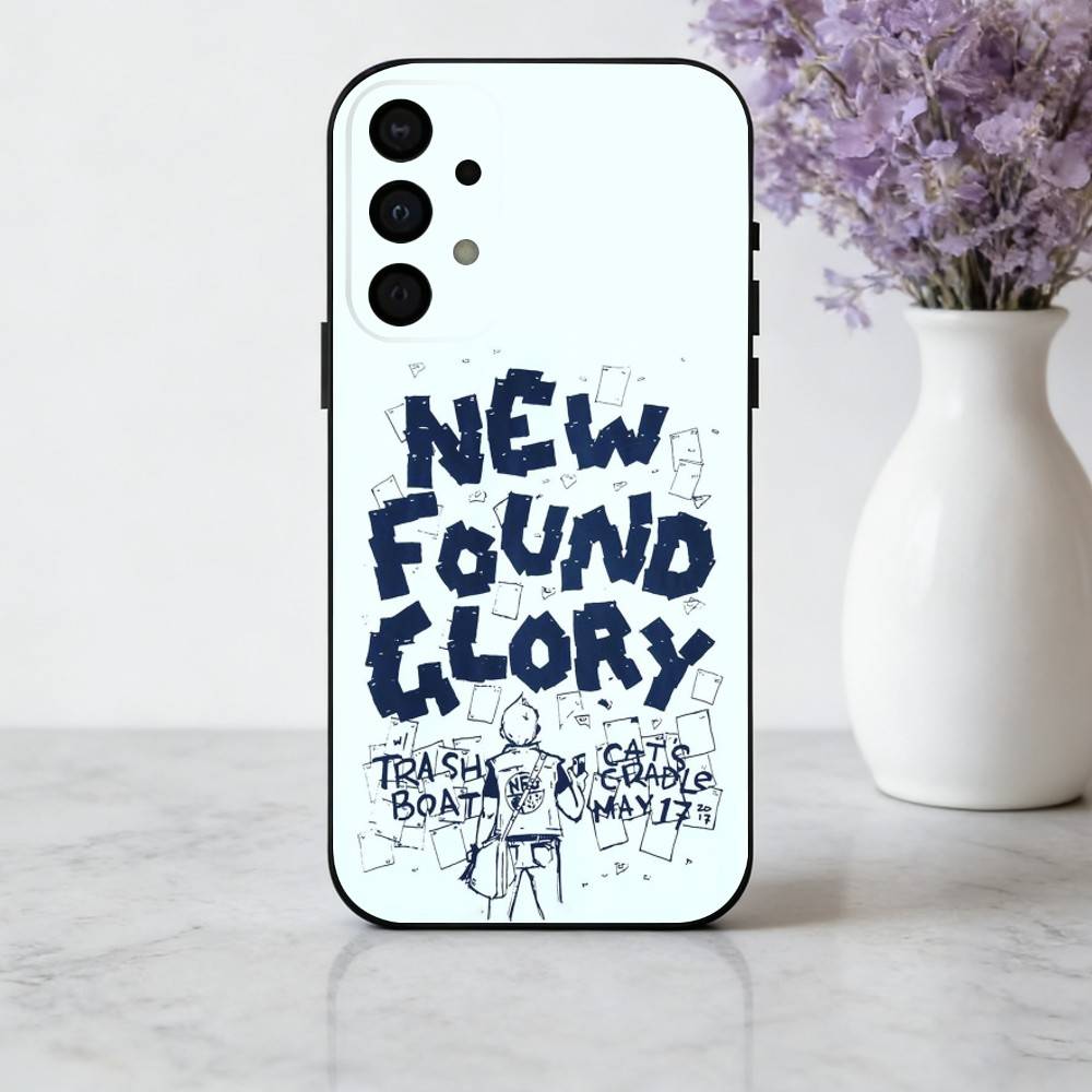 Punk N-New Found Glory Band phone Case For Samsung Galaxy A73,A72,A71,A70,A53,A52,A51,Others Soft Black Shell
