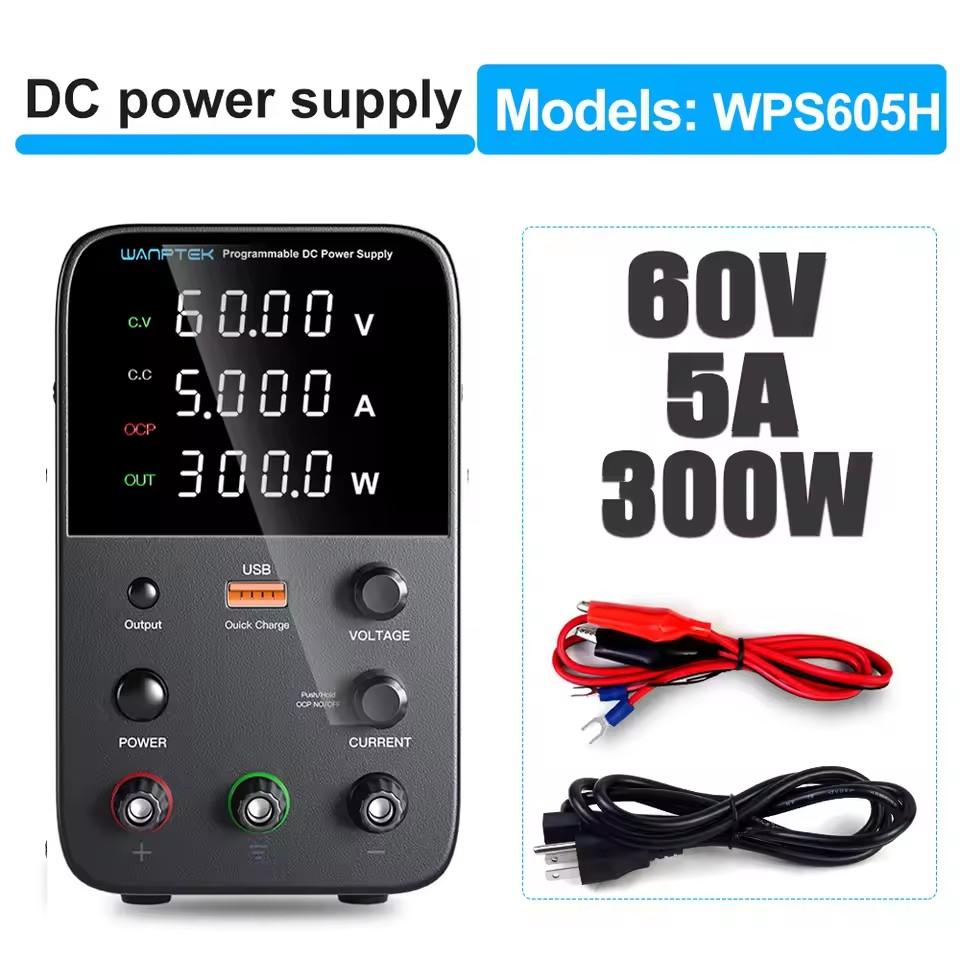 Wanptek Programmable DC Power Supply WPS3010H 30V 10A Voltage Current RegulatorLaboratory Maintenance Workbench  AC 220V 110V