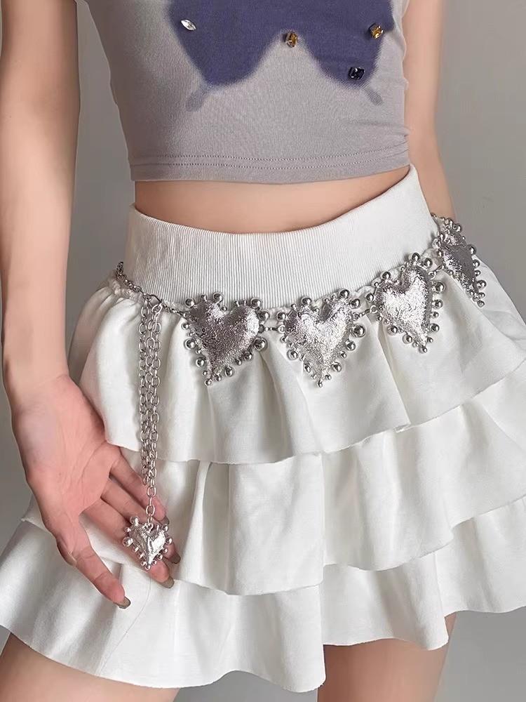 Taillenkette Kollektion~ Halskette mehrlagige Perlen-Taillenkette Brustkette Hofessen Schulterkette leichter Luxus Bein Kette einzigartiges Halsband