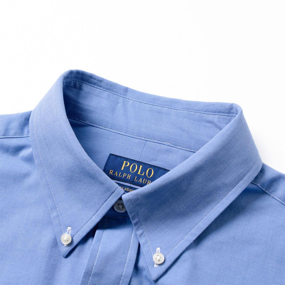 Polo Ralph Lauren Ss22 Pony Embroidered Single-Breasted Long Sleeve Shirt Men Shirts Blue 710928252-008
