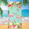 1pc Tropical Plant Flower Beach Towel, Quick Drying Absorbent Swimming Towel, Suitable for Sports, Camping, Yoga, Swimming