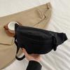 Half Moon Bag Solid Color Chest Bag Crossbody Bag Crossbody Waist Pack Cool Banana Bag  Outdoor