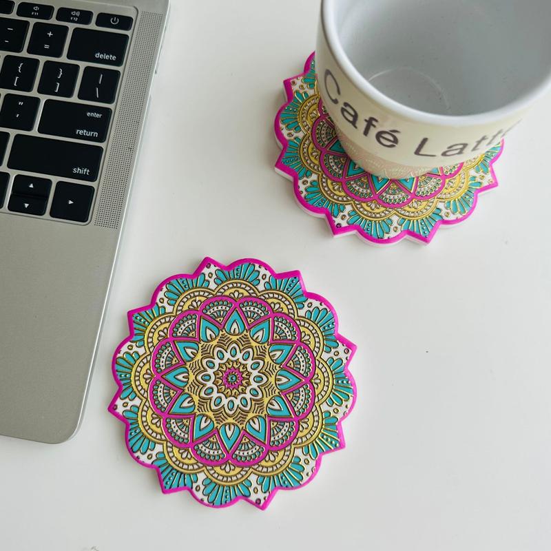 

Новый бронзовый богемный национальный стиль креативный дом Мандала процесс бронзирования ретро теплоизоляционная подставка-плейсмат подставка