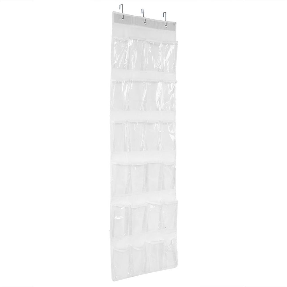 

Non Woven Hanging Storage Bags White Organizer Rack Dorm Essentials Shoes Organizer Home Use