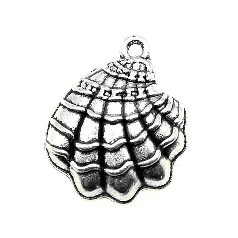 Shell Charms Multi Color Alloy Pendants For Beach Themed DIY Jewelry Accessories