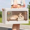 Portable Eco-friendly Pet Carrier: Breathable, Collapsible Handheld Bag for Cats & Small Dogs with Multiple Doors