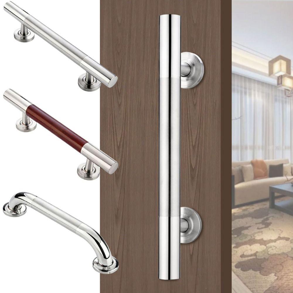 Brushed Surface Door Knob Stainless Steel Wooden Door Handle Cabinet Closet Handle  Wooden Door