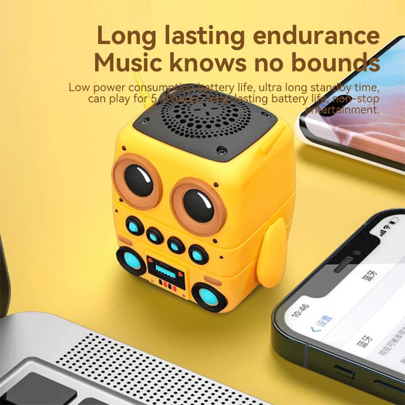 TK-200 mini Bluetooth wireless speaker, portable IP65 waterproof speaker, card stereo, subwoofer, a gift for children.