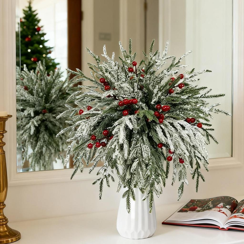 Picks For Christmas Tree 45 Pieces Artificial Decorative Branches Christmas Decoration Branches For Party Planners Holiday