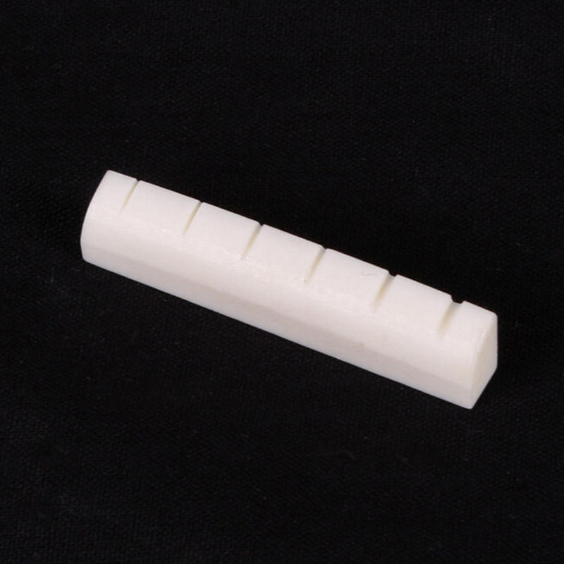 

GuitarIvory Buffalo Bone Bridge Saddle And Slotted Nut For 6 String Acoustic