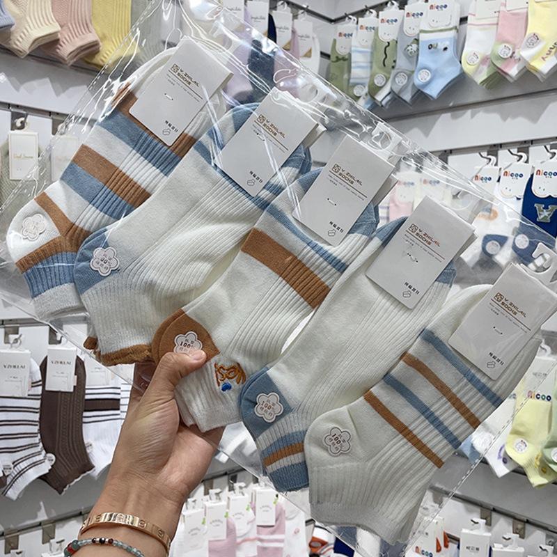 

Носки женские весенние и летние женские хлопковые носки женские двойные носки-лодочки летние носки белые низкие хлопковые One Size