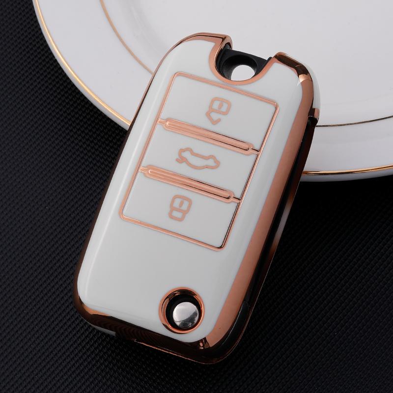 For Roewe RX5 MG3 MG5 MG6 MG7 MG ZS GT GS 350 360 750 Car Flip Key Case Cover Key Case Protector Car Accessories