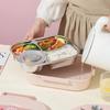 Rabbit 2-Compartment Stainless Steel Lunch Box
