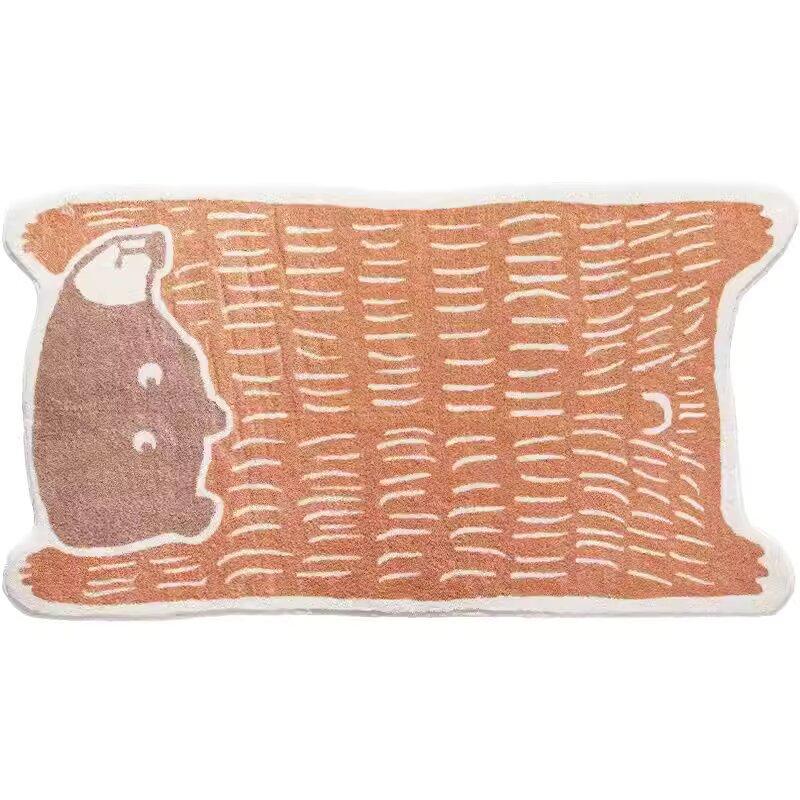 

Animal Printed Carpet Rugs for Living Room Tiger Lion Bear Anti Slip Bedroom Bedside Floor Mats Water Absorb Bathroom Area Rugs 60x90cm
